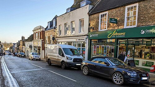 Illegal parking on Fore Hill